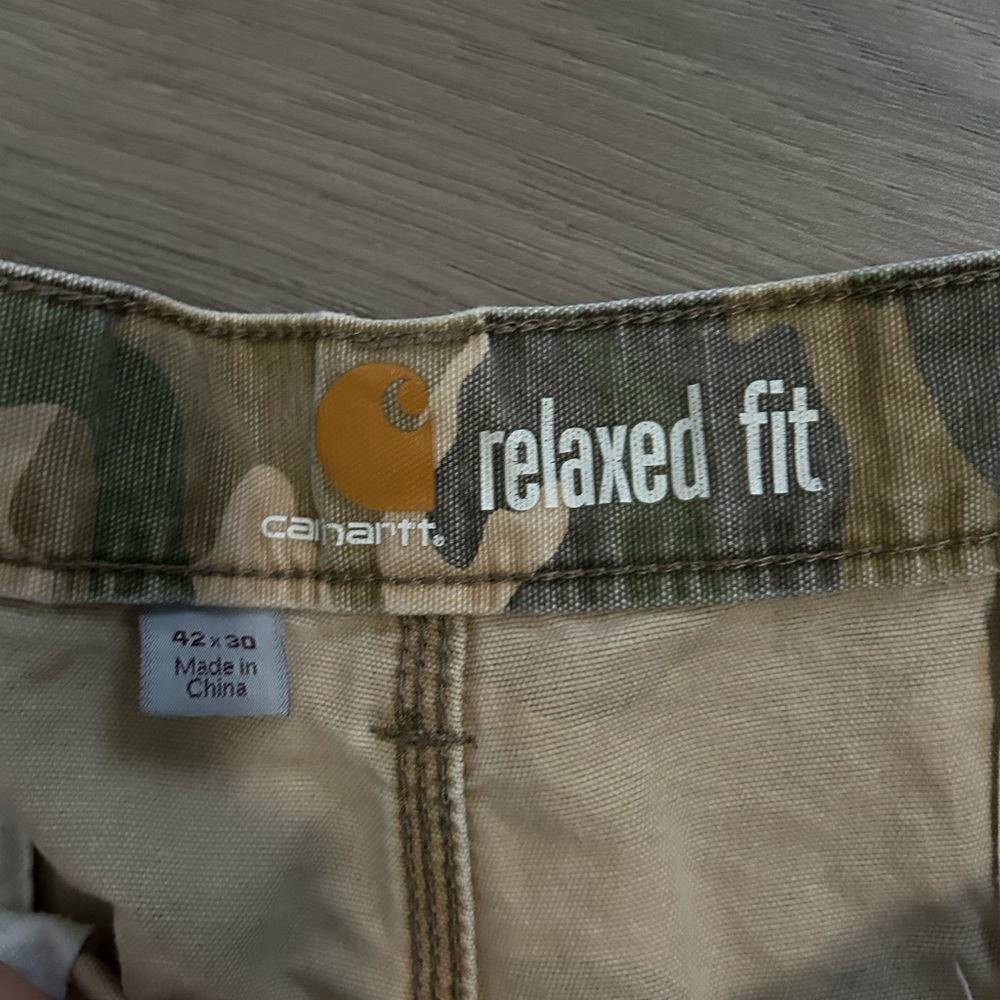 CARHARTT vintage camo BAGGY pants